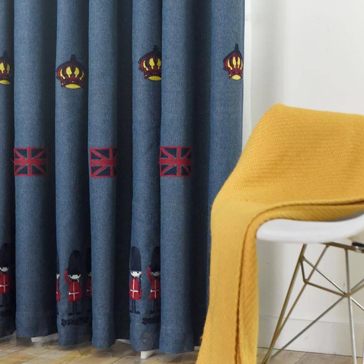 Exit high -end flower rhodolis embroidered flower high shiny light curtains living room bedroom restaurant children's room curtains