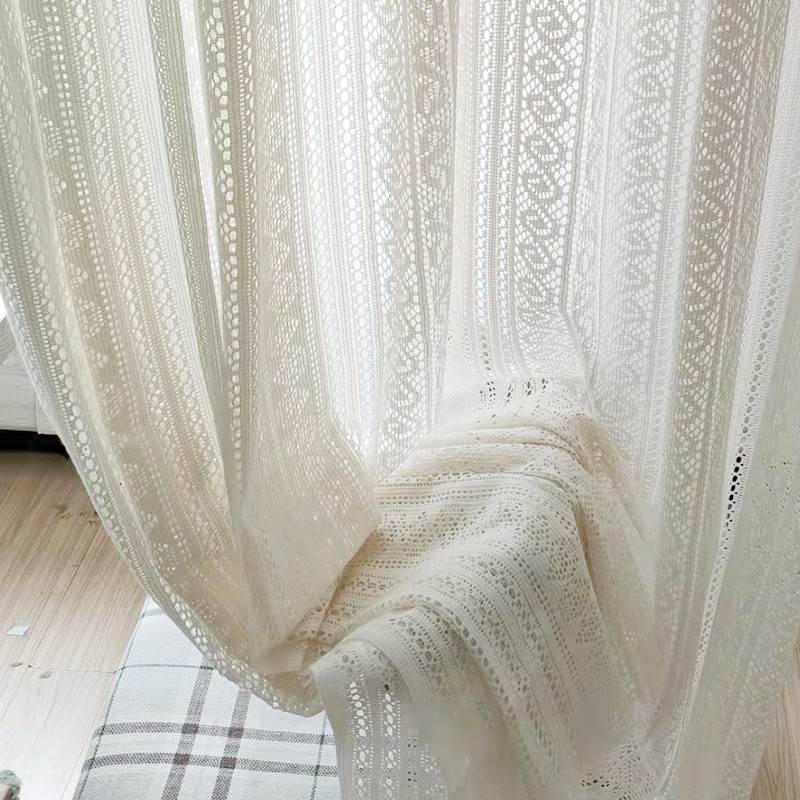 Simple hollow curtains simple hanging