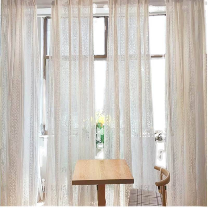 Simple hollow curtains simple hanging