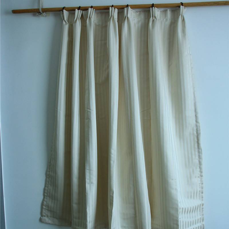 Curtain finished products simple modern small curtain bay window rice white hook living room bedroom bedroom rental house special offer