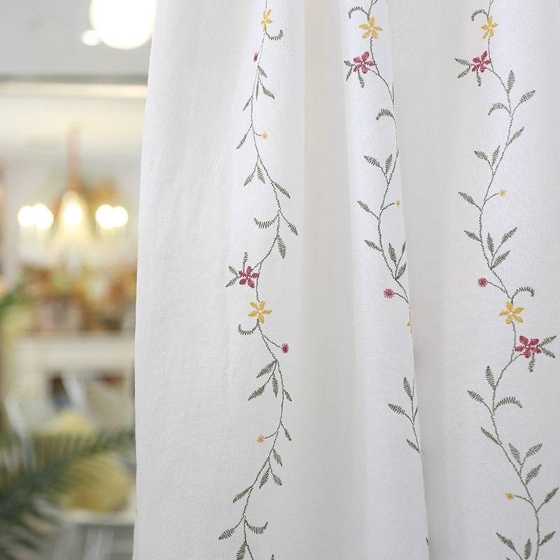 American rural curtain cross -border e -commerce short curtain half curtain coffee curtain semi -curtain curtain curtain one -generation spot