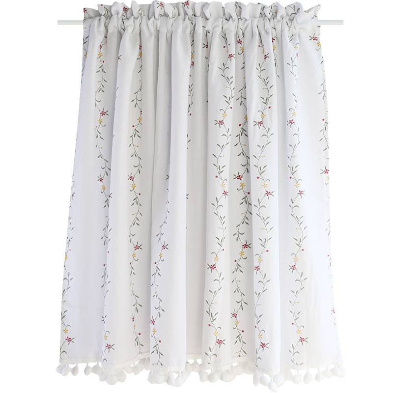 American rural curtain cross -border e -commerce short curtain half curtain coffee curtain semi -curtain curtain curtain one -generation spot