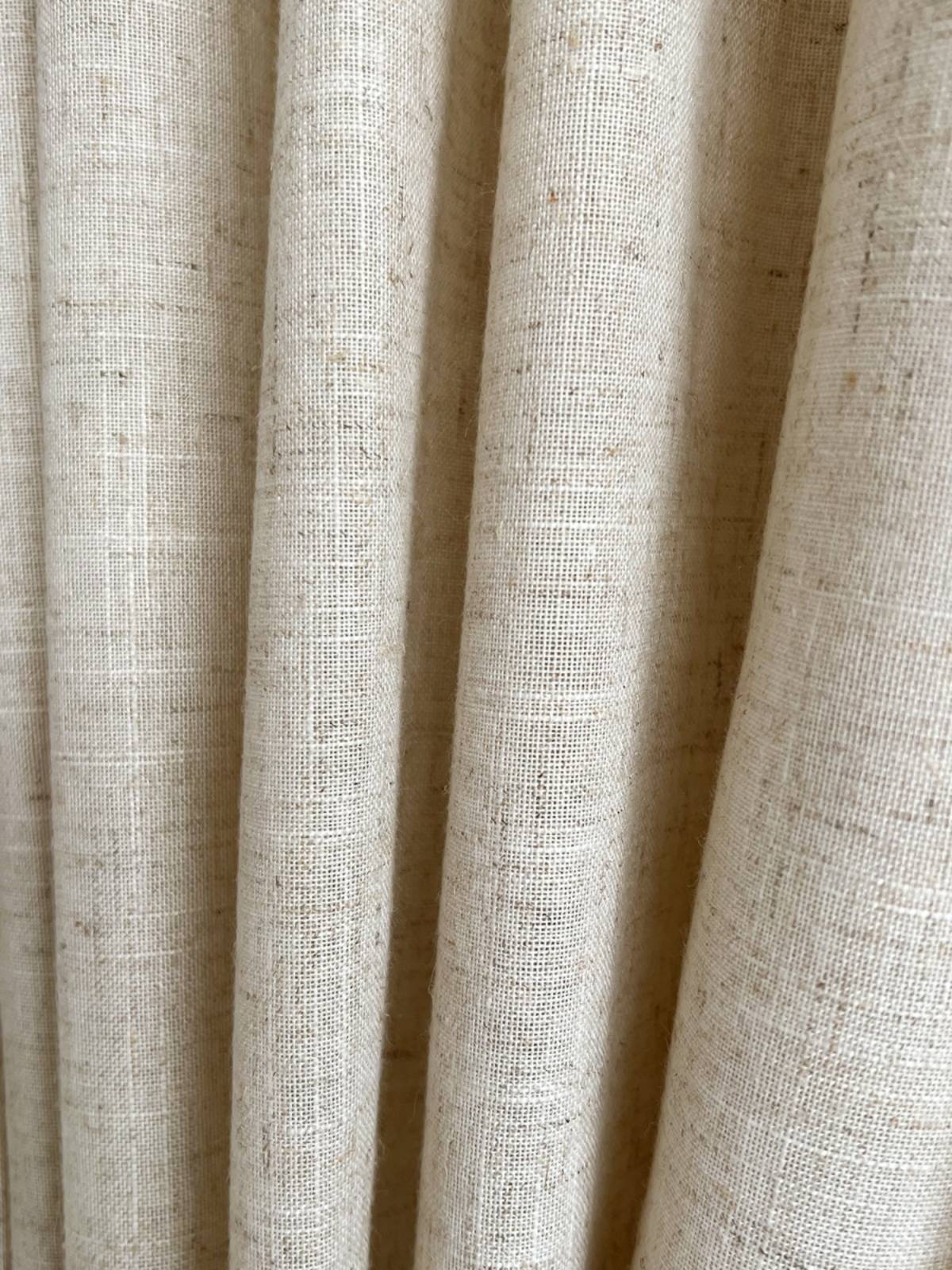 The bedroom linen is not penetrated by Japanese curtains