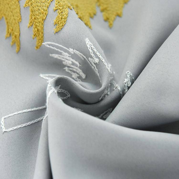 Exporting pastoral style high -grade high -end embroidered curtain living room bedroom restaurant children's room curtain