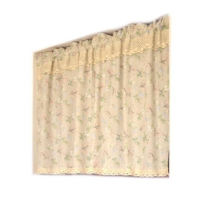 Cotton and Majesty Mediterranean Nordic Balnone Faculty Curtain Dust Curtain Decoration Curtain Observing Curtains Products Curtain Curtain