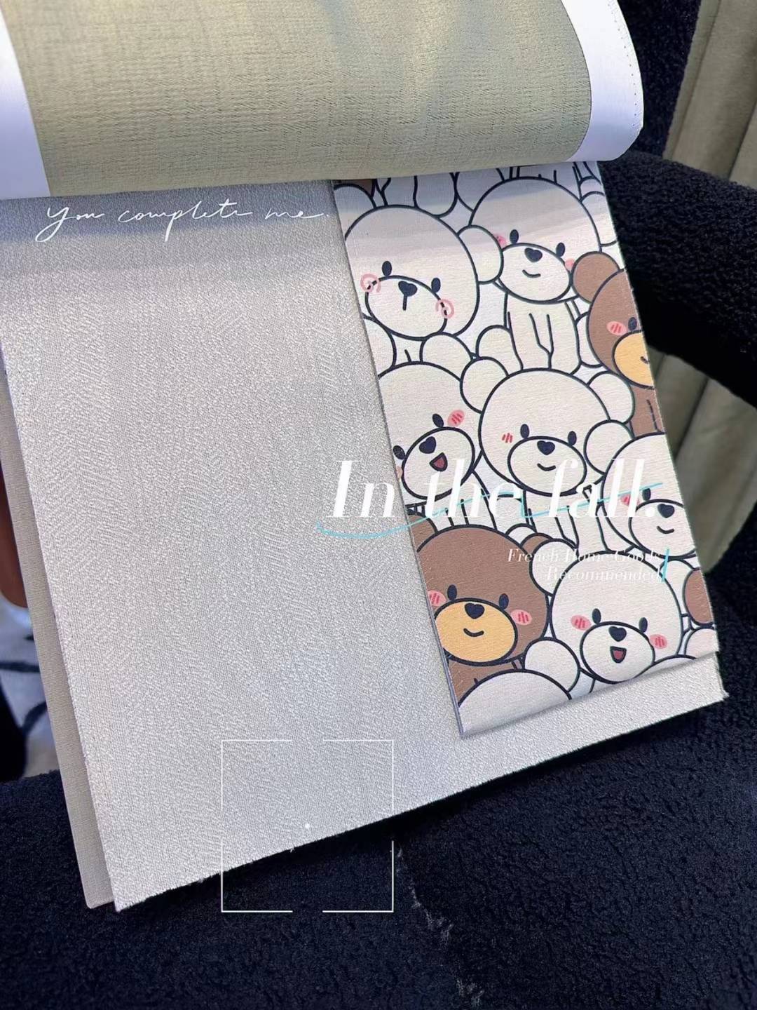 French style printing American curtain cloth bedroom inn, homestay, waterfu cotton thick curtain cloth