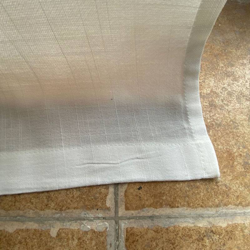 Simple embroidery embroidery curtain finished product hook light -transmitting light and unprepared shadow semi -shaped light platform living room bay window special offer