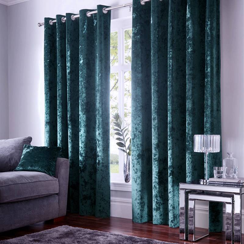 European Simple style high -end snowflake velvet thickened living room bedroom restaurant shading curtain multi -color optional