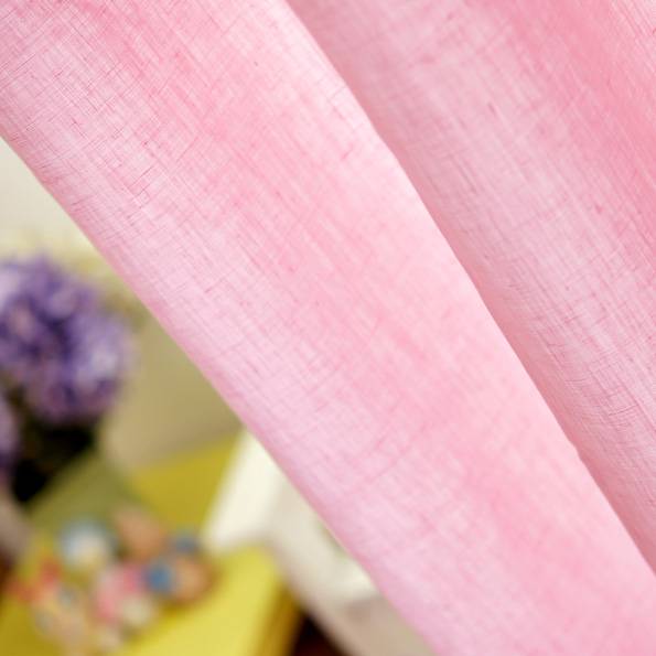 Korean style girl pink cotton anchor small curtain
