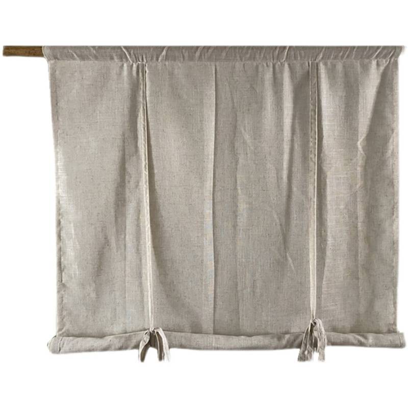 Finished curtain rolling curtain lifting curtain rolling rolling roller curtain hand holding shading custom finished product curtain