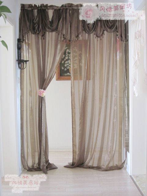 Palace wind satin rodenic products, finished curtains, curtains Window, bedroom Living room, European style penetration partition