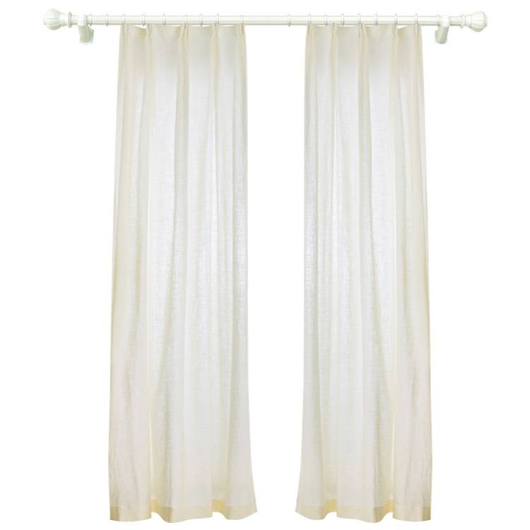 Japanese -style wind rice white half -shading finished product floor -to -ceiling window