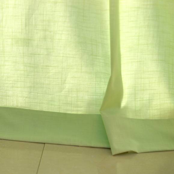 Children's room pure cotton semi -shading Japanese style style finished curtain
