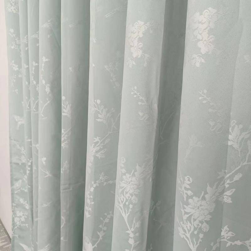 Exit tail single bloom, finished curtain linked semi -shaped light -like living room living room partition cloth curtain clearance clearance