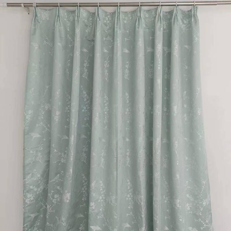 Exit tail single bloom, finished curtain linked semi -shaped light -like living room living room partition cloth curtain clearance clearance
