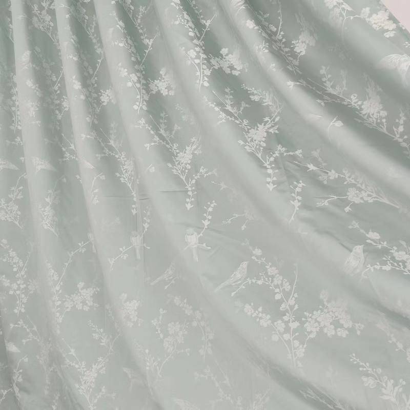 Exit tail single bloom, finished curtain linked semi -shaped light -like living room living room partition cloth curtain clearance clearance