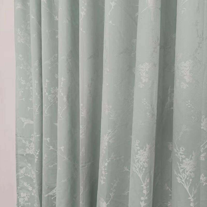 Exit tail single bloom, finished curtain linked semi -shaped light -like living room living room partition cloth curtain clearance clearance