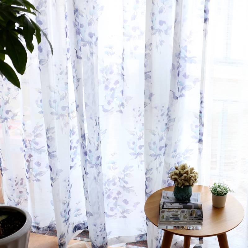 New product exports British tail authentic finished product window screen special offer clearance small window short curtain landing curtain flowing