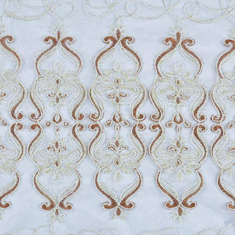 Factory direct sales window screen Middle East market window screen spot European -style rope embroidered curtain embroidered screen curtain