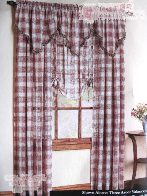 New product Mediterranean breeze thickened crystal hemp finished curtain European -style bay window living room bedroom bedroom full
