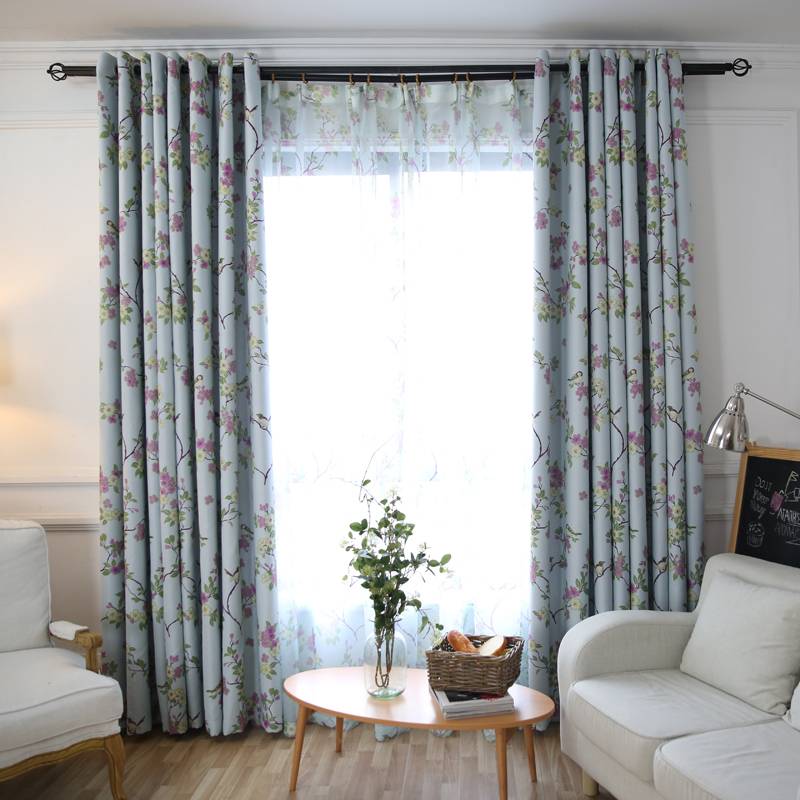 American rural rural wind glowing and heating and custom curtain