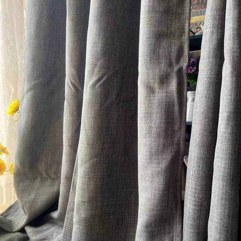 Full -shaped Nordic Poron Porch style thick finished product curtains