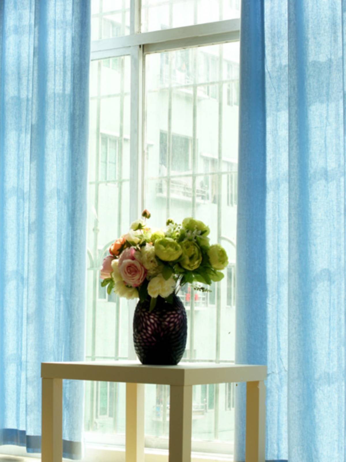 Winy Cotton Mediterranean Wind Girl Products Curtain