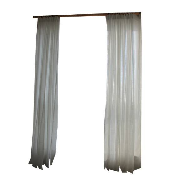 Curtain window screen cross yarn white screen curtain window screen finished white sand floating window balcony semi -shading