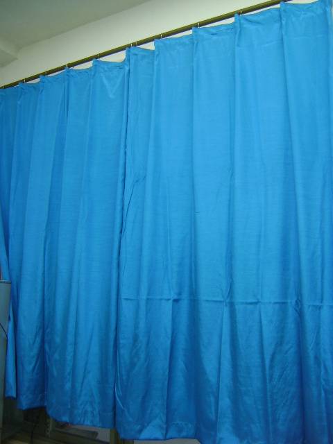 Exit finished product linked solid color curtain balcony/bedroom/living room single -layer curtain curtain treatment