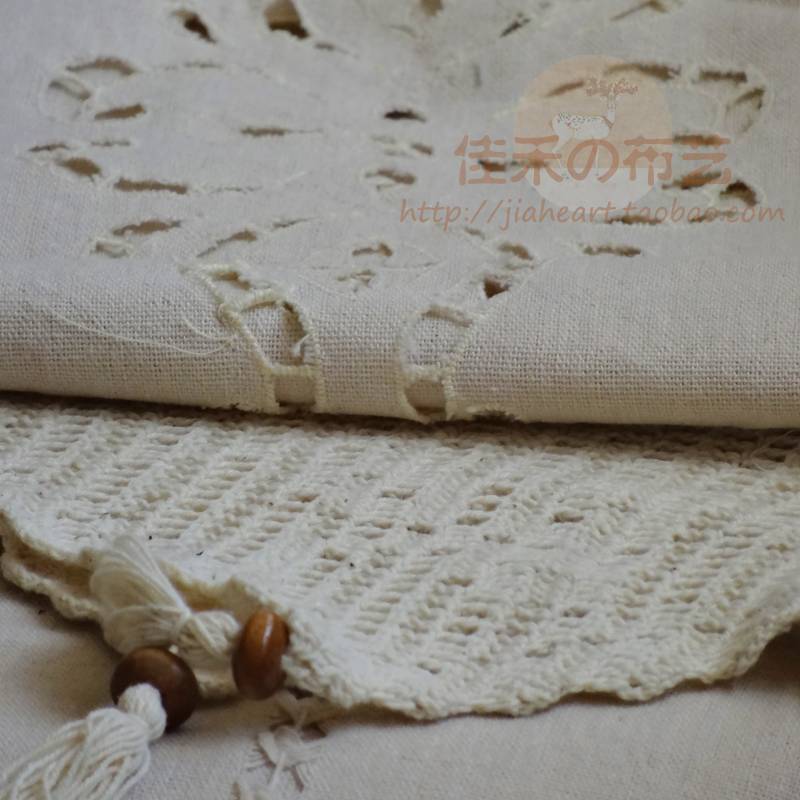 Exit original single curtains American rural French Mediterranean retro cotton coarse cloth living room bedroom curtain