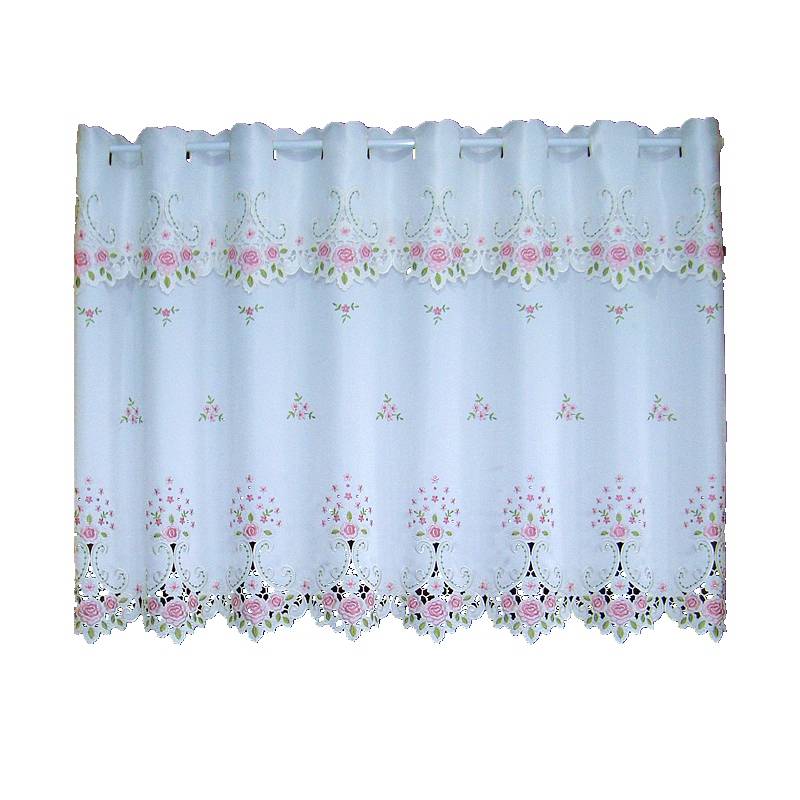 Wearing curtain Mulberry Window Mantra Curtain Embroidery Korean Faculty Curtain Monument Product Curtain Kitchen Calling Coffee Coffee Coffee