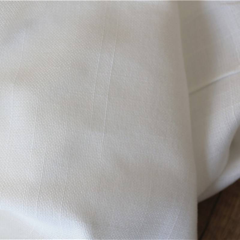 Curtain finished product hemp partitioners transmitted light -transparent people balcony living room bedroom half -shading white can be customized