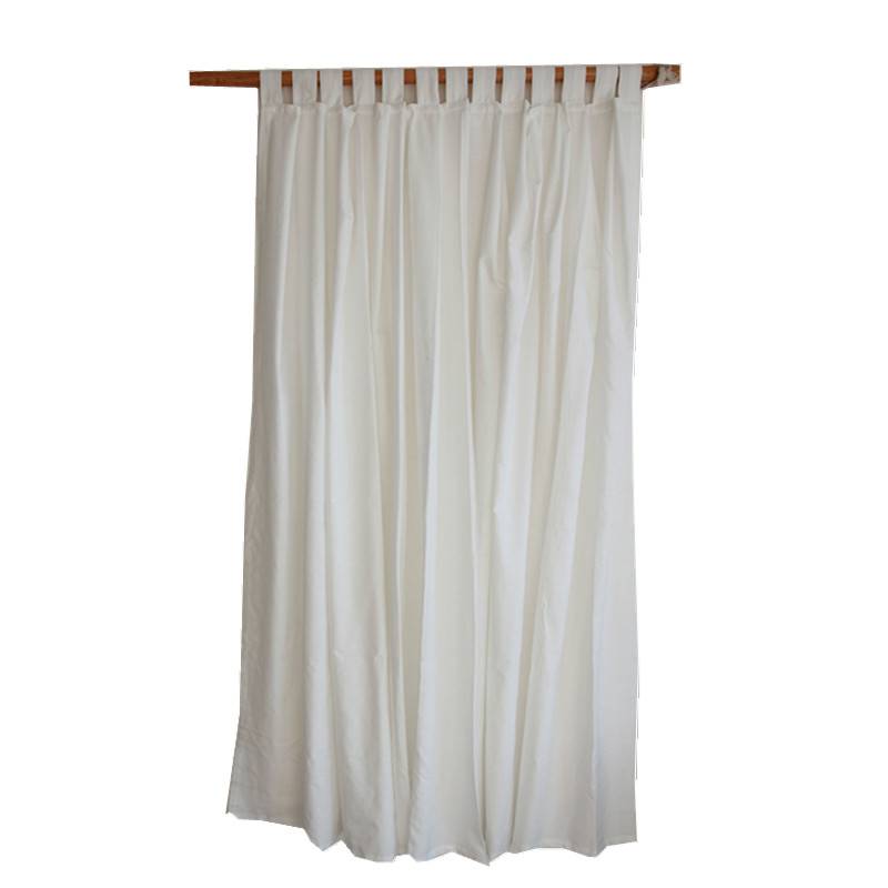 Curtain finished product hemp partitioners transmitted light -transparent people balcony living room bedroom half -shading white can be customized