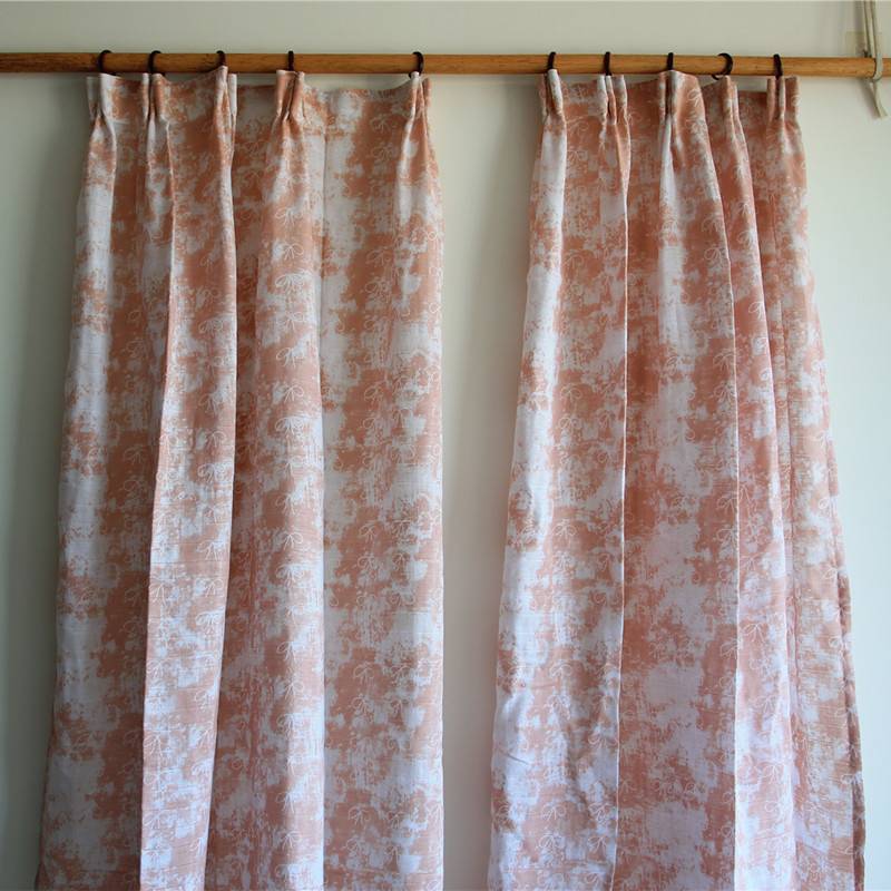 Tail single curtain finished screen curtain thick show curtain simple modern semi -shading partition pure cotton special offer clearance