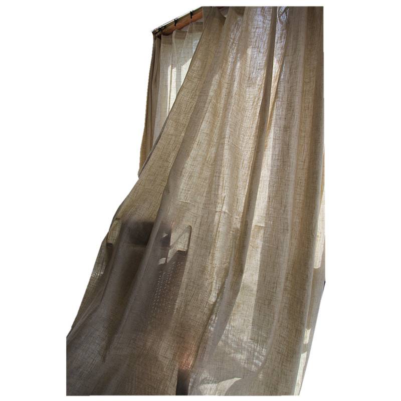 Line cloth curtain can customize the finished product landing single layer