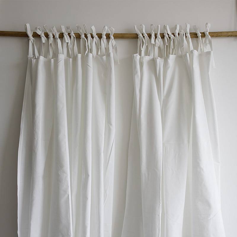Curtain finished products simple lace white curtain short curtain anesthesia shading simple study bedroom can be customized
