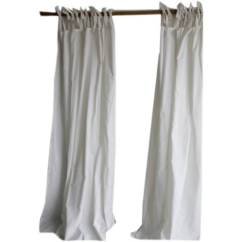 Curtain finished products simple lace white curtain short curtain anesthesia shading simple study bedroom can be customized