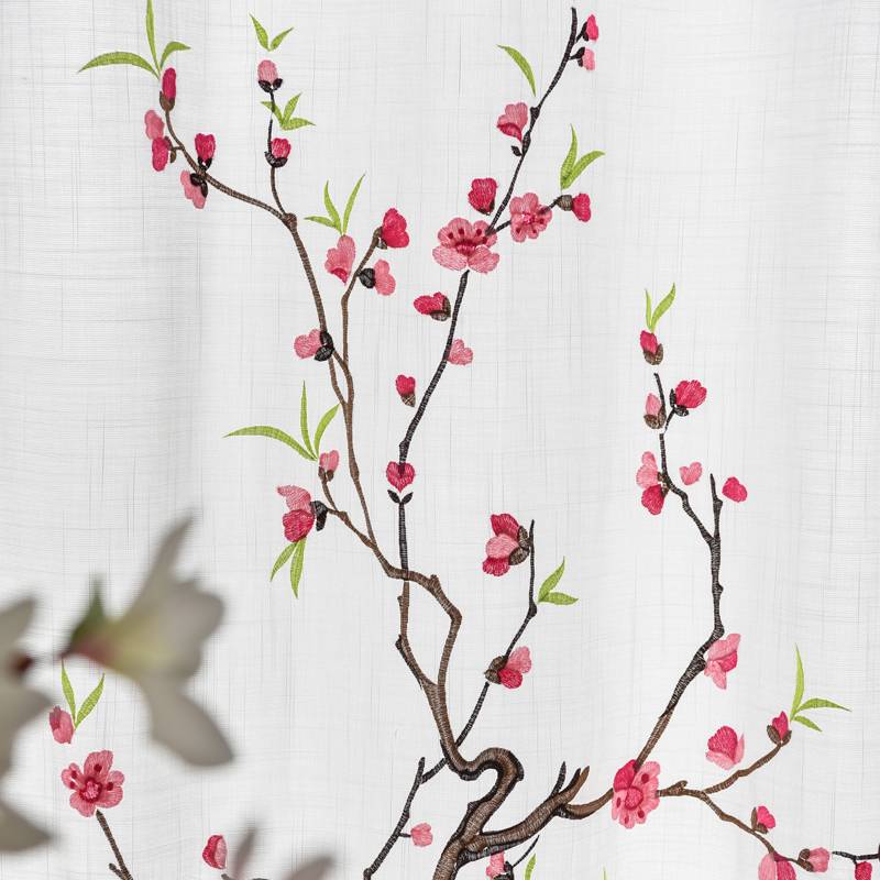 Treatment of finished curtain embroidery embroidery, half -shading, soft and vertical bedroom balcony living room bay window special price