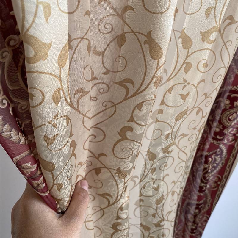 Simple and modern window screen value curtain