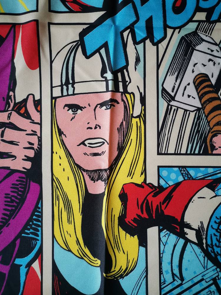 Marvel Avengers finished curtain window screen 168x183 living room bedroom Marvel children cartoon