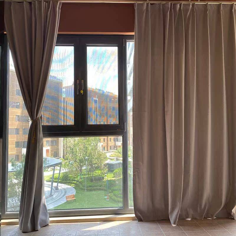 Export -end goods finished shading curtain balcony bedroom bedroom shading cloth 99%shading rate special offer clearance