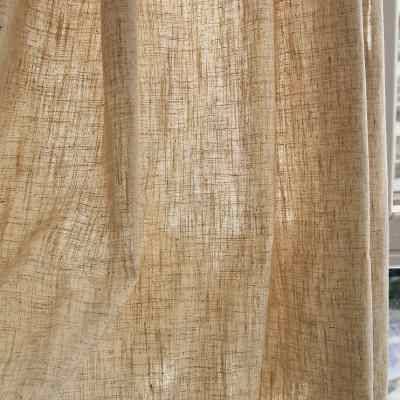 Clear linsea curtain finished shading hemp cloth can customize landing hook -through -rod study bedroom guests