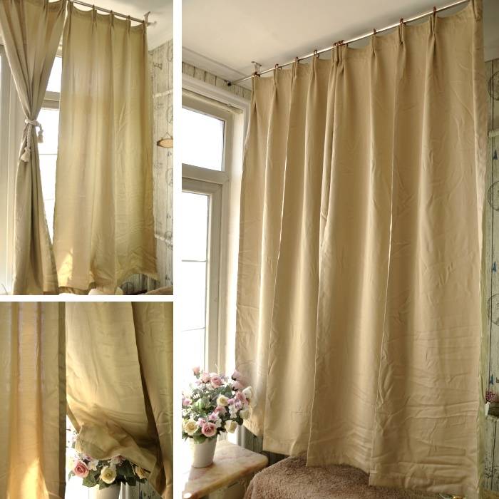 Khaki partition rental house shading cloth curtain special price