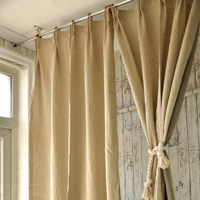 Khaki partition rental house shading cloth curtain special price