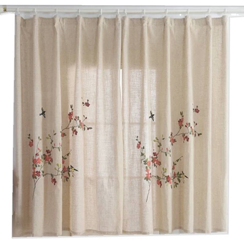 Original Single Clear Warehouse Great Embroidery Embroidery Custom Win -Wing Bay Window Boat Balcony Balcony Overwhelming Products Curtain
