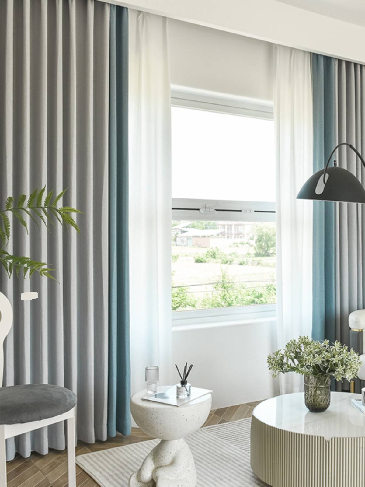 Shanghai Fan curtain Nian Gangsa free home measurement