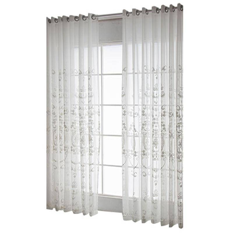 European -style embroidered white screen window screen encryption embroidery