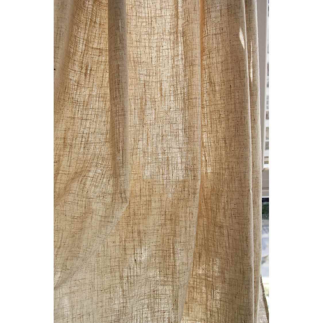 Clear linsea curtain finished shading hemp cloth can customize landing hook -through -rod study bedroom guests