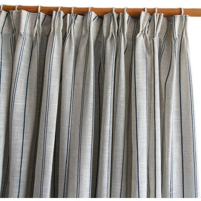 Moral cloth vertical strip of hemp curtain transmittance, unprepared curtain curtain gauze bedroom living room, curtain finished balcony can be customized