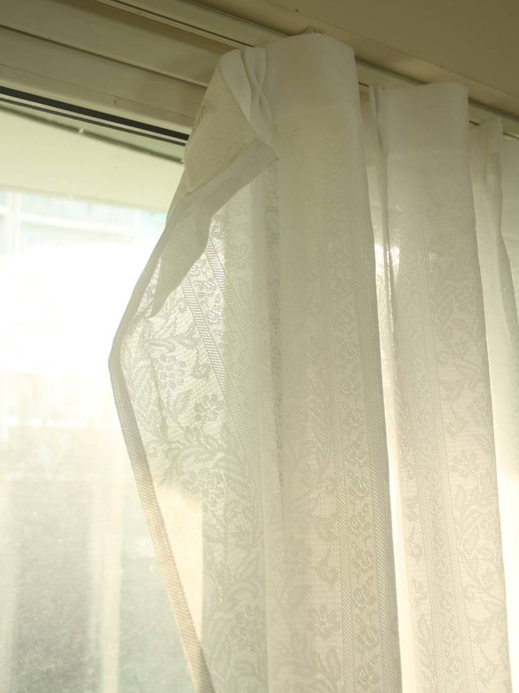 White curtain exit European -style curtain screen window screen